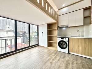 Căn hộ studio gác xép 20m² tại Ngõ 142 Quan Nhân full nội thất