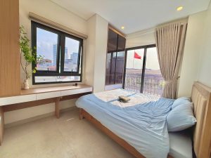 Căn hộ 1 phòng ngủ Ngoại Giao Đoàn 40m² cho thuê – Full nội thất, ban công thoáng, gần Đại sứ Hàn
