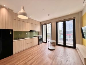 Căn hộ 2 phòng ngủ Kim Đồng 50m² cho thuê – Full nội thất, thang máy, gần Bách Khoa